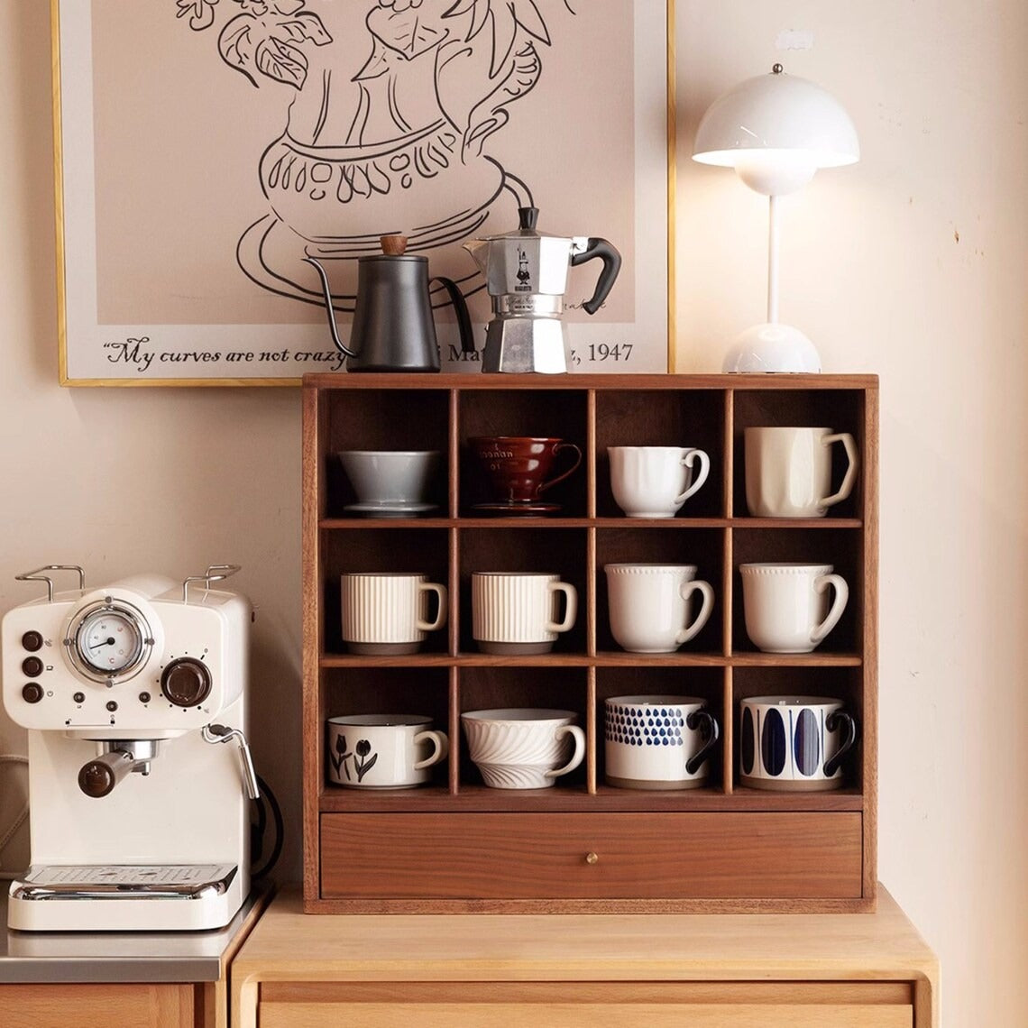 Riven Mug Organizer Rack