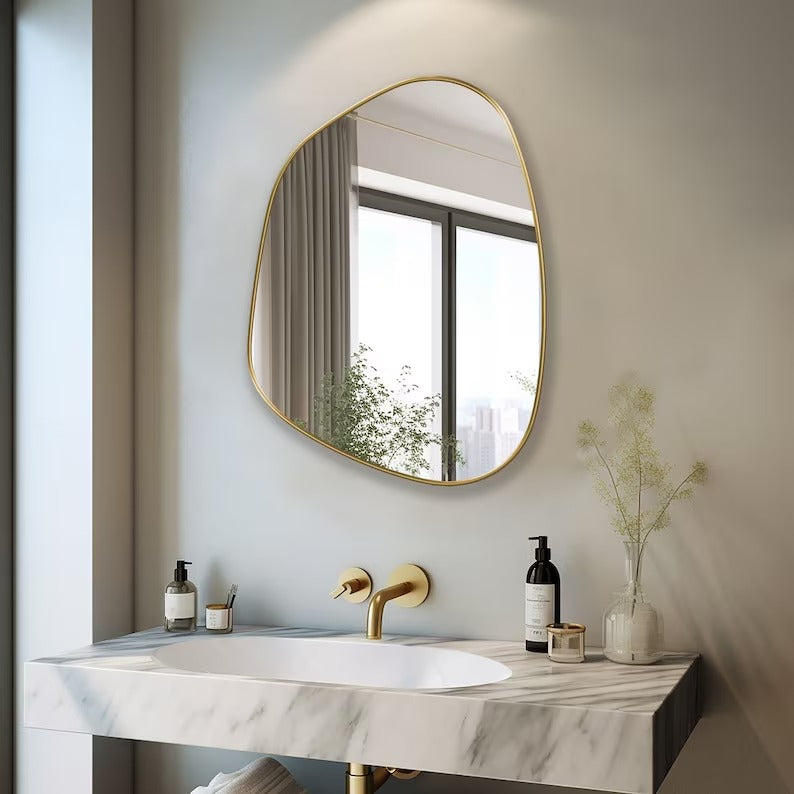 Chickul Wall Hallway Entryway Minimalist Bedroom Bathroom Mirror