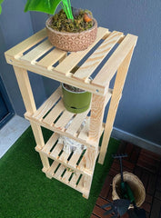 Calren Wood Shelve Organizer