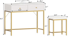 Orenia Vanity Dressing Table With Stool