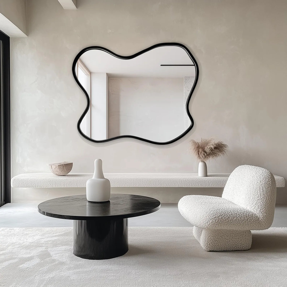 Profozy Hallway Entryway Minimalist Bedroom Bathroom Mirror