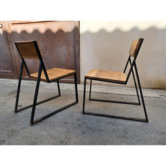 Ostrix Metal Wood Chair